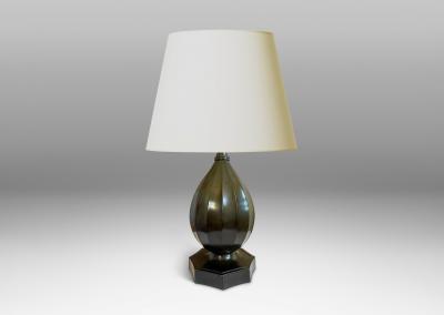 Just Andersen Art Deco Table Lamp in Disko by Just Andersen