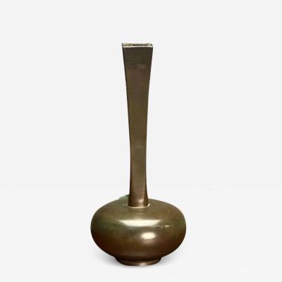 Just Andersen GAB Swedish Mid Century Modern Bronze Vase Sweden 1940s