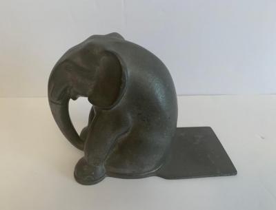 Just Andersen Just Andersen 1930s Danish Pewter Elaphant Book End