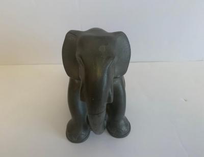 Just Andersen Just Andersen 1930s Danish Pewter Elaphant Book End