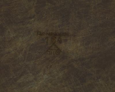 Just Andersen Just Andersen patinated disco metal planter model 164