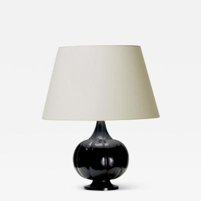 Just Andersen Organically Modeled Art Deco Lamp in Disko by Just Andersen