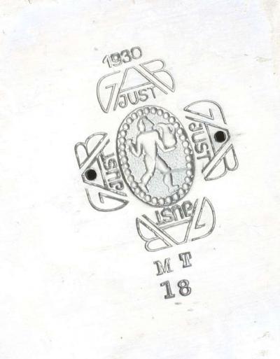 Just Andersen Pair of Candelabra by Just Andersen