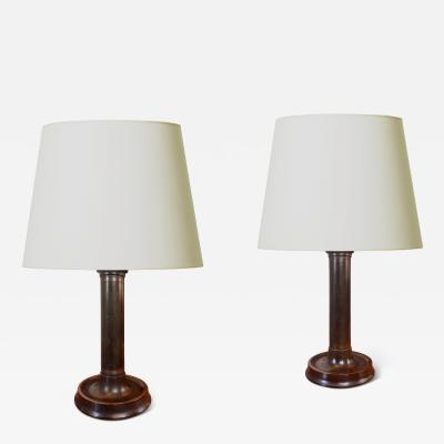 Just Andersen Pair of Table Lamps by Just Andersen
