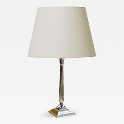 Just Andersen Table Lamp in Silver by Just Andersen for GAB