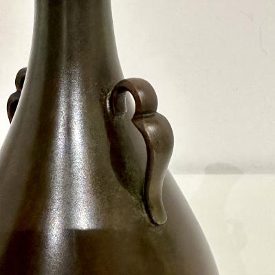 Just Andersen bronze vase model B 1746 Denmark 1930s