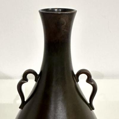 Just Andersen bronze vase model B 1746 Denmark 1930s