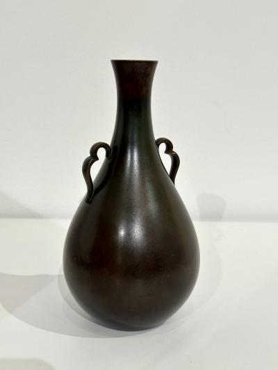 Just Andersen bronze vase model B 1746 Denmark 1930s