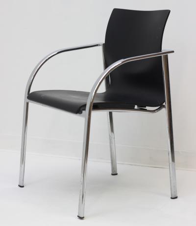 Just Meyer Set of 6 Kion Arm Stacking Office Chairs by Harter designed by Just Meyer 2002
