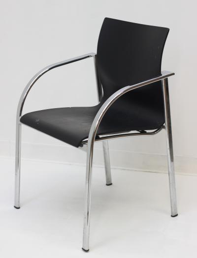 Just Meyer Set of 6 Kion Arm Stacking Office Chairs by Harter designed by Just Meyer 2002
