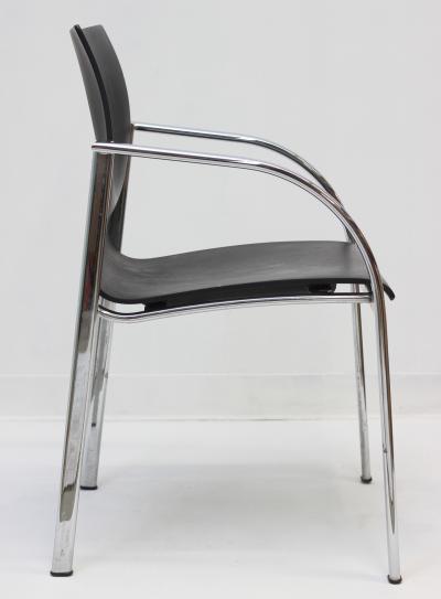 Just Meyer Set of 6 Kion Arm Stacking Office Chairs by Harter designed by Just Meyer 2002