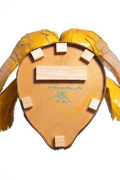 Justin King Buffalo 2 in Butterscotch Yellow with Gold Leaf Detail
