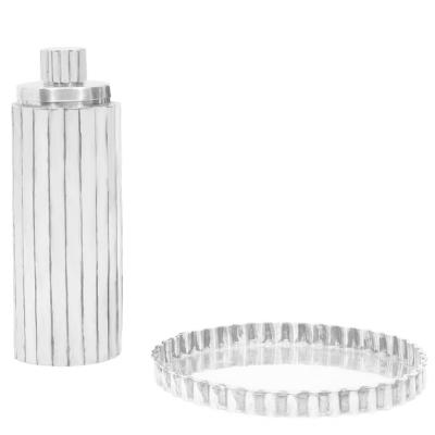 Juventino Lopez Reyes Juventino Lopez Reyes Sterling Cocktail Shaker Tray