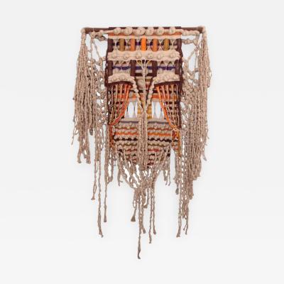 K H Kaeppel Huge Macrame Tapestry Design by K H Kaeppel for Tisca