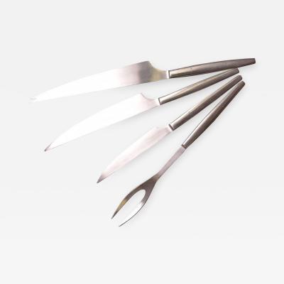 KALMAR Designs Stainless Steel Cutlery Knife Fork Set 4 piece ITALY