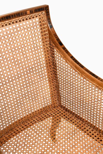 Kaare Klint Pair of Berg re Armchairs in Cane Leather Mahogany by Kaare Klint 1931