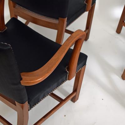 Kaare Klint Red chairs or Barcelona chairs design by Kaare Klint for Rud Rasmussen 1927