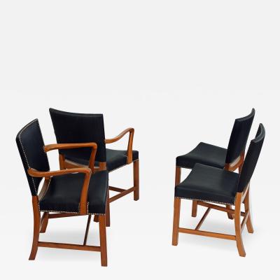 Kaare Klint Red chairs or Barcelona chairs design by Kaare Klint for Rud Rasmussen 1927