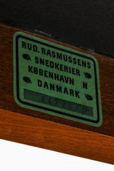 Kaare Klint The Faaborg Chair in Mahogany Cane and Leather by Kaare Klint 1914