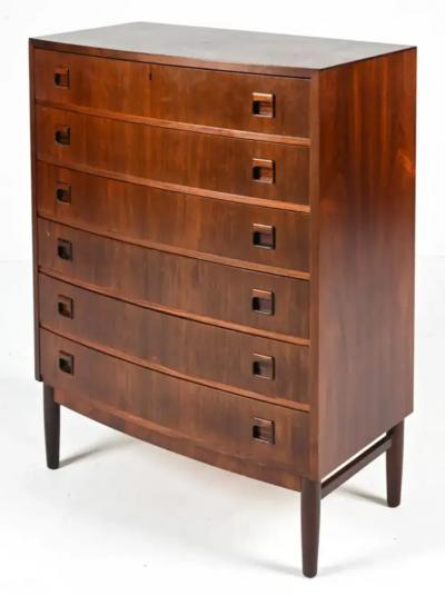 Kai Kristiansen Danish Modern Kai Kristiansen Brazilian Rosewood Tall Chest of Drawers