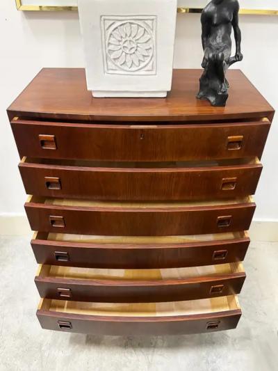 Kai Kristiansen Danish Modern Kai Kristiansen Brazilian Rosewood Tall Chest of Drawers