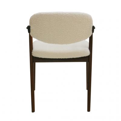 Kai Kristiansen In Style of Kai Kristiansen Danish Walnut Wood Set of Four Chairs