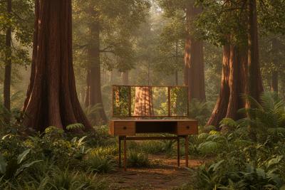 Kai Kristiansen Kai Kristiansen Rosewood Vanity Denmark 1965