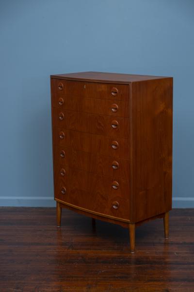 Kai Kristiansen Kai Kristiansen Tall Seven Drawer Dresser Denmark