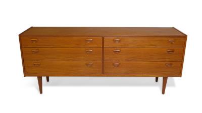 Kai Kristiansen Kai Kristiansen Teak Chest of Drawers Dresser