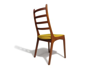 Kai Kristiansen Kai Kristiansen for Korup Stolefabrik Teak High Back Dining Chairs Set of 4 