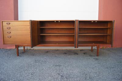 Kai Kristiansen Large Walnut Sideboard by Kai Kristiansen