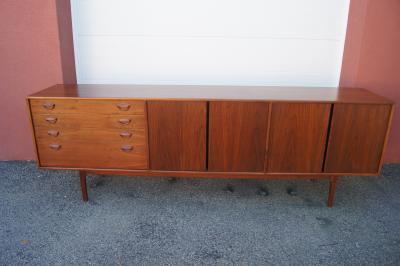 Kai Kristiansen Large Walnut Sideboard by Kai Kristiansen