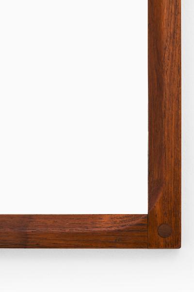 Kai Kristiansen Mirror with Solid Teak Frame by Kai Kristiansen 1950s