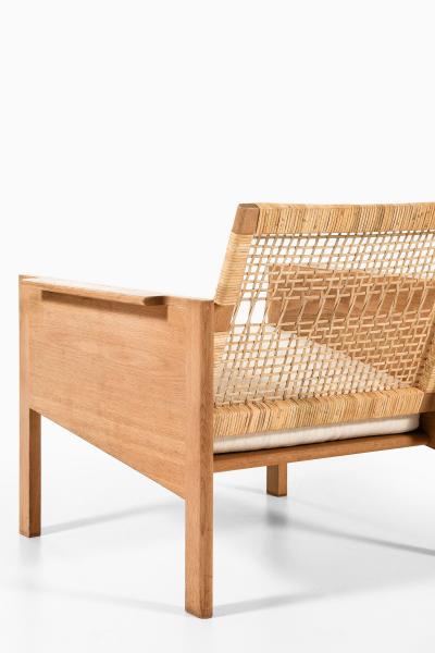 Kai Kristiansen Pair of Easy Chairs in Oak and Cane by Kai Kristiansen 1965