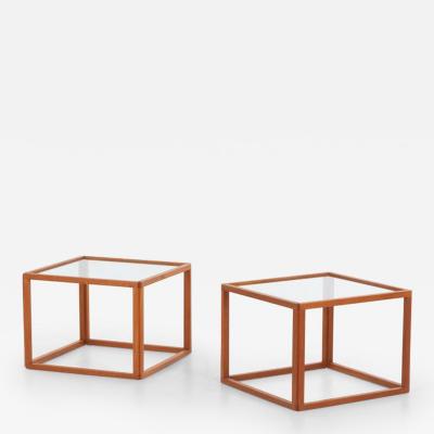 Kai Kristiansen Pair of Kai Kristiansen Cube Tables