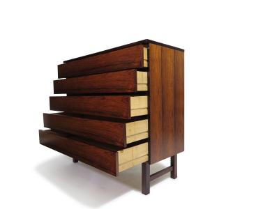 Kai Kristiansen Restored Brazilian Rosewood Dresser by Kai Kristiansen Danish Modern 1958