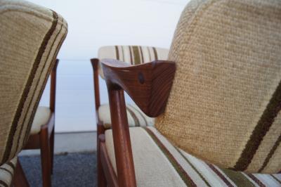 Kai Kristiansen Set of Six Teak Model 42 Chairs by Kai Kristiansen for Schou Andersen