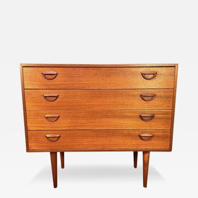 Kai Kristiansen VINTAGE DANISH MID CENTURY MODERN TEAK CHEST OF DRAWERS DRESSER