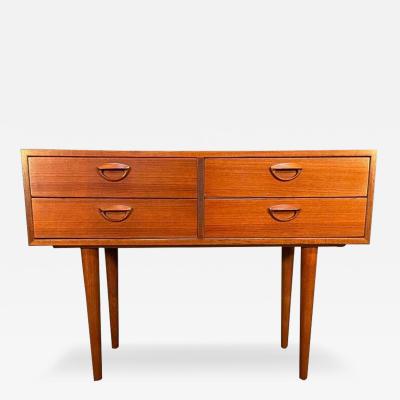 Kai Kristiansen VINTAGE DANISH MID CENTURY MODERN TEAK ENTRY CHEST BY KAI KRISTIANSEN