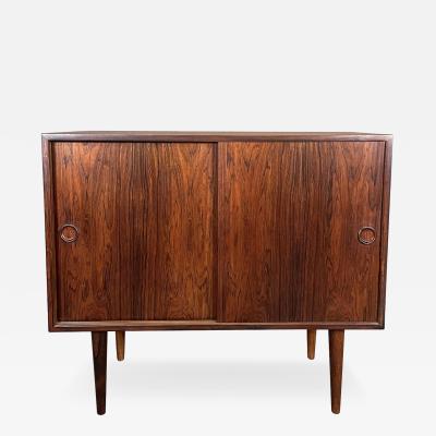 Kai Kristiansen Vintage Danish Mid Century Modern Rosewood Cabinet by Kai Kristiansen