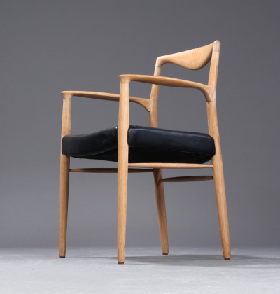 Kai Lyngfeldt Larsen Kai Lyngfeldt Larsen Pair of Oak Sculptural Arm Chair