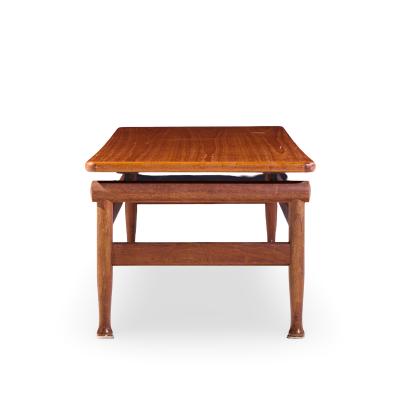 Kai Lyngfeldt Larsen Kai Lyngfeldt Larsen for S borg M belfabrik Danish Teak Bench Coffee Table