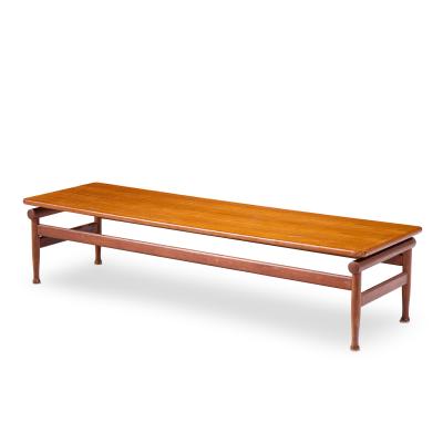 Kai Lyngfeldt Larsen Kai Lyngfeldt Larsen for S borg M belfabrik Danish Teak Bench Coffee Table