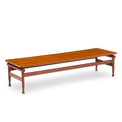 Kai Lyngfeldt Larsen Kai Lyngfeldt Larsen for S borg M belfabrik Danish Teak Bench Coffee Table