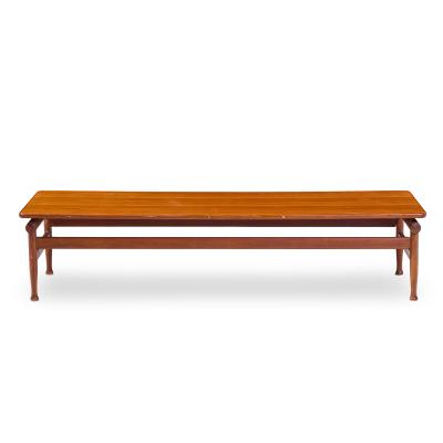 Kai Lyngfeldt Larsen Kai Lyngfeldt Larsen for S borg M belfabrik Danish Teak Bench Coffee Table
