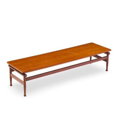 Kai Lyngfeldt Larsen Kai Lyngfeldt Larsen for S borg M belfabrik Danish Teak Bench Coffee Table