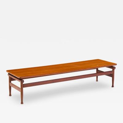 Kai Lyngfeldt Larsen Kai Lyngfeldt Larsen for S borg M belfabrik Danish Teak Bench Coffee Table