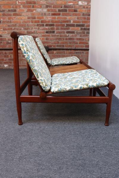 Kai Lyngfeldt Larsen Petite Danish Teak Slipper Chair by Kai Lyngfeldt Larsen for S borg 3 Availabl