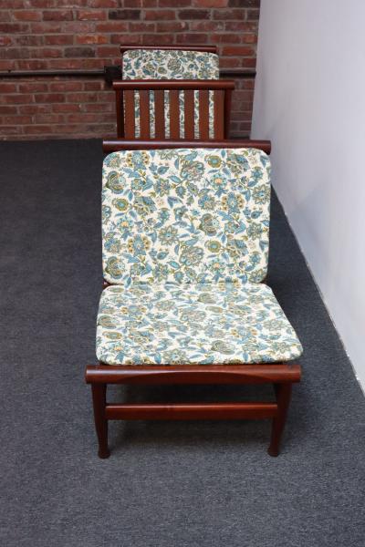 Kai Lyngfeldt Larsen Petite Danish Teak Slipper Chair by Kai Lyngfeldt Larsen for S borg 3 Availabl