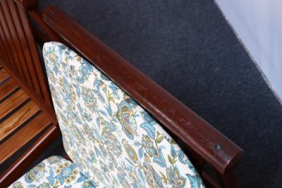 Kai Lyngfeldt Larsen Petite Danish Teak Slipper Chair by Kai Lyngfeldt Larsen for S borg 3 Availabl